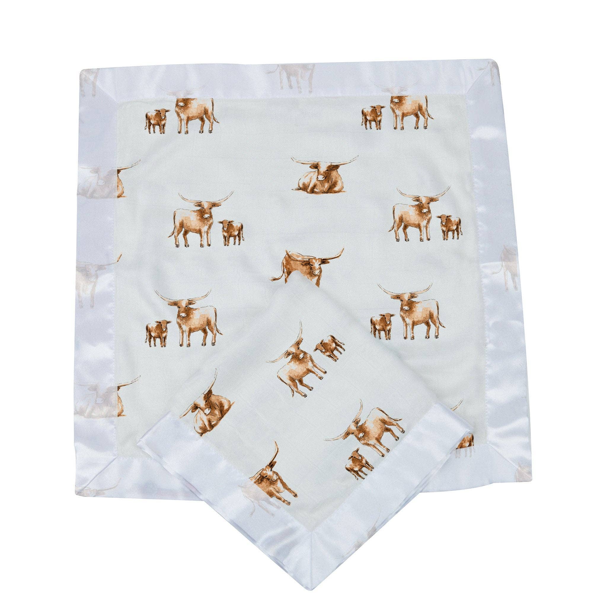 Newcastle Classics - Wholesale Security/Cuddle Blanket - Baby - Longhorn Newcastle Blankie1