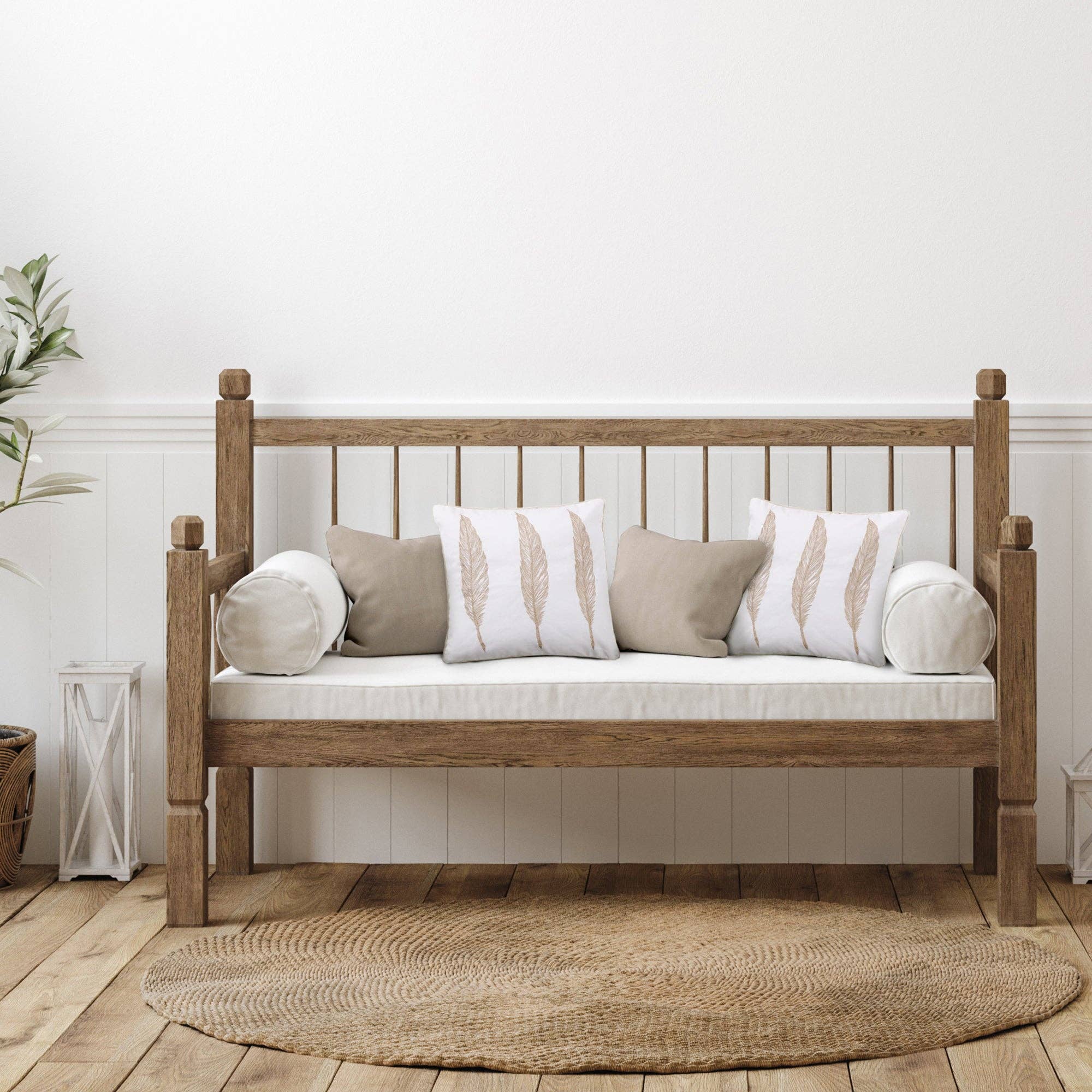 Levtex Home - Vente Coussin décoratif - Coussin en plumes de Pise1