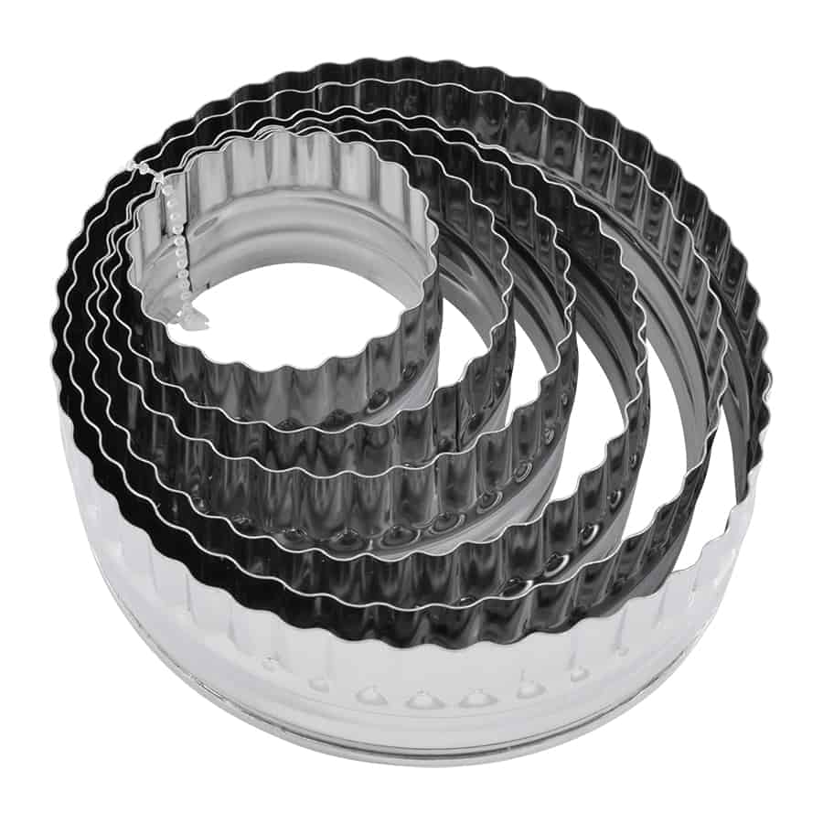 R&M International - Wholesale Cookie Cutter - Double Sided Biscuit Cutter Stainless Steel 6 PC Set2