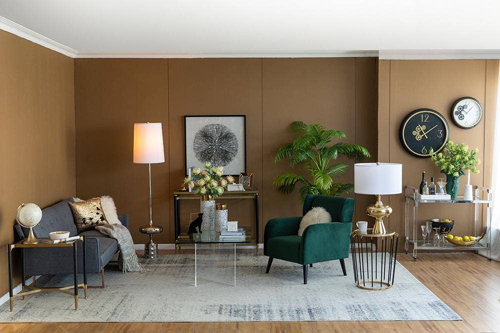 A&B Home Group Inc. - Wholesale Accent/Desk Lamp - D18x27.5" Aluminum Table Lamp - Gold/White11