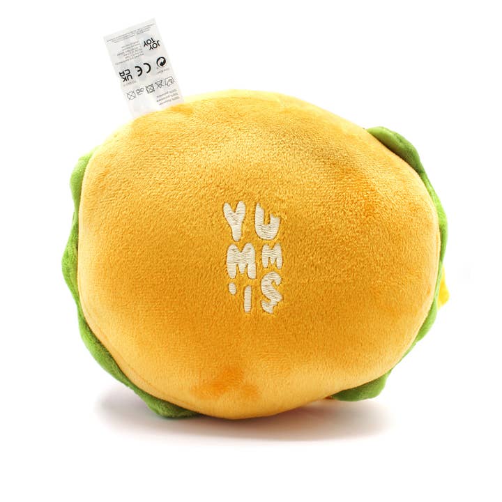 Joy Toy - Wholesale Stuffed/Plush Toy - Kids & Baby - YUMMIES PATTY BURGER PLUSH 20 CM2