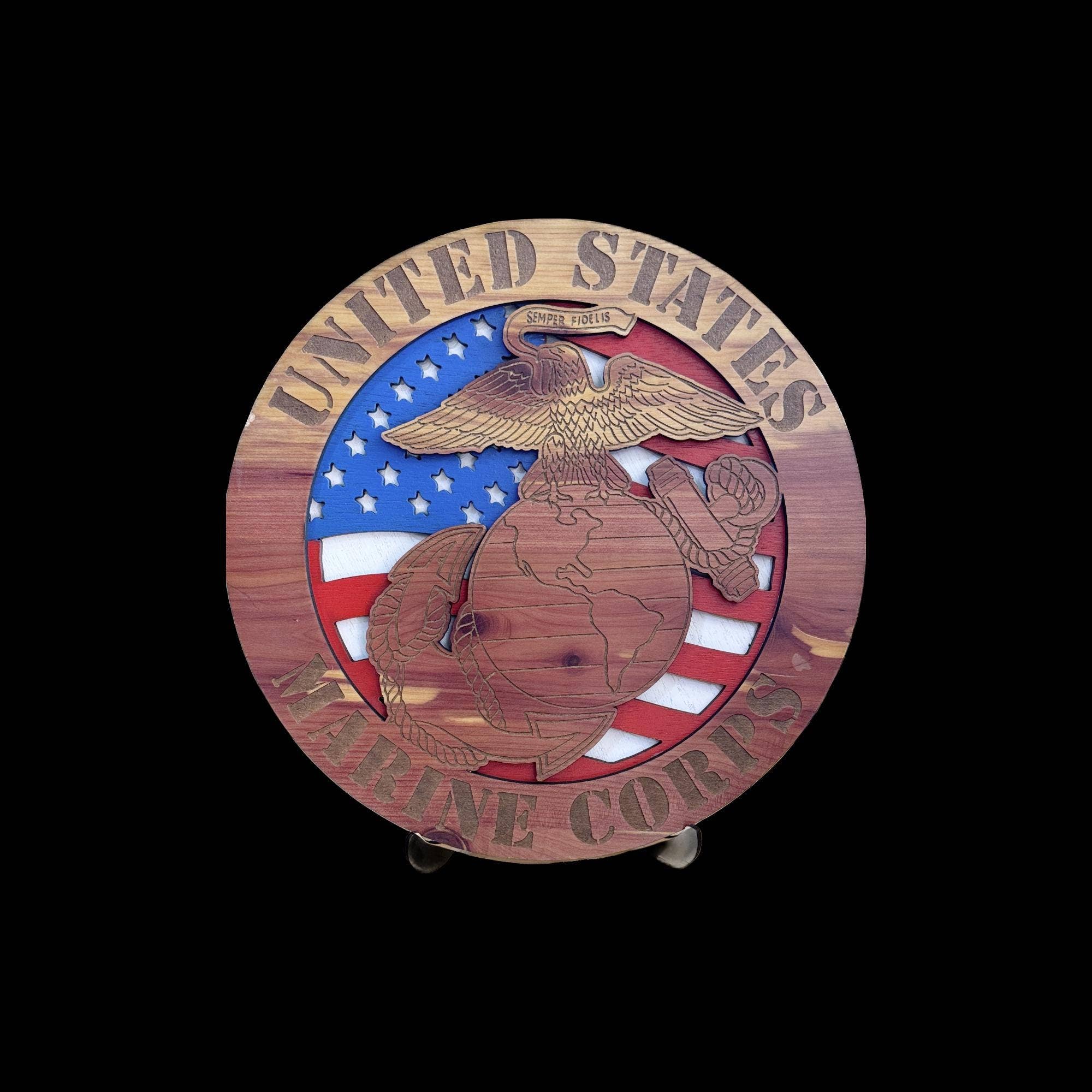 Crayon Eater Designs - Wholesale Muurplakkaat - Korps Mariniers - Plaquette, Hangdecoratie1