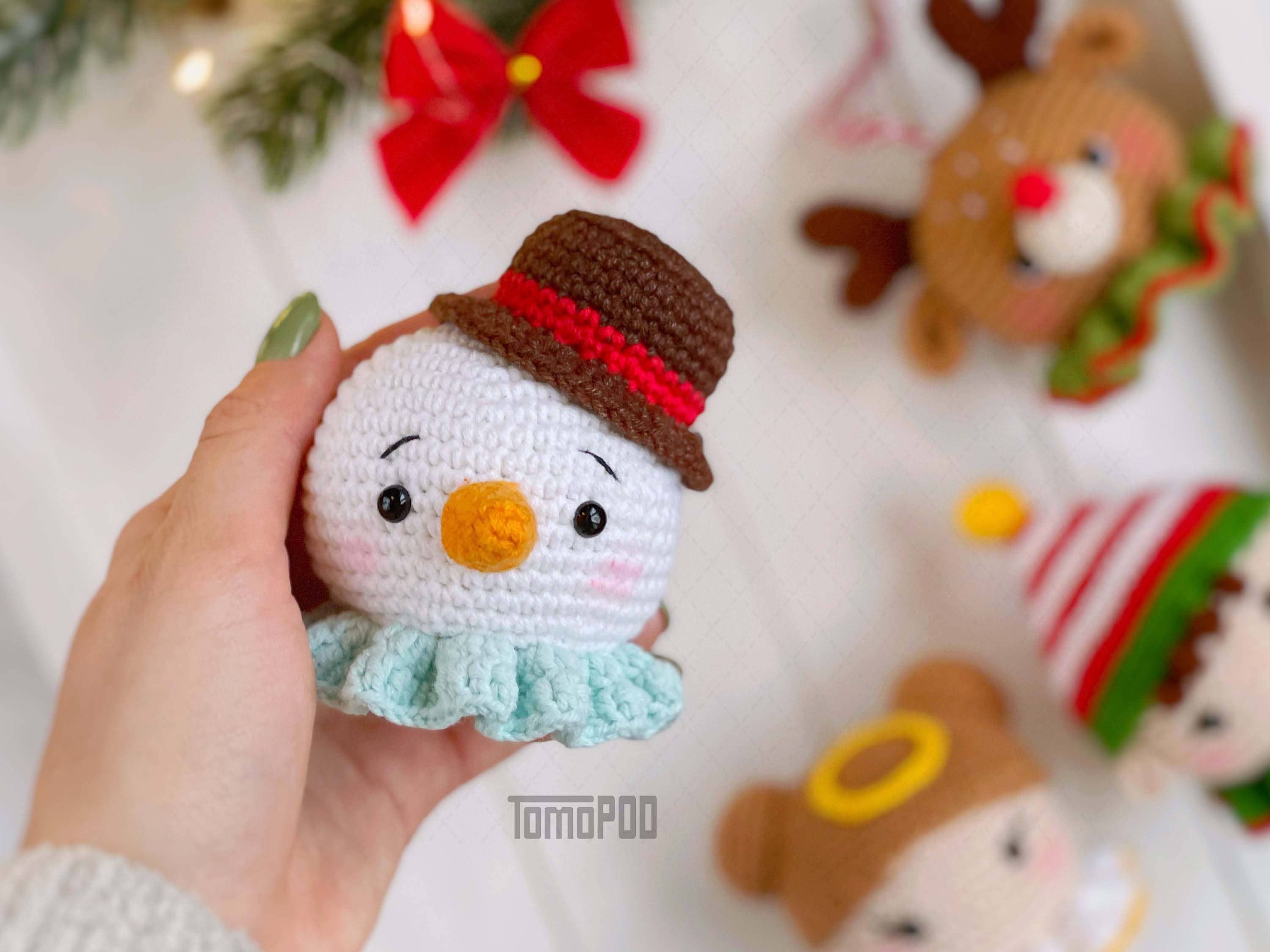 TOMOPOD LLC - Wholesale Ornament - Crochet Christmas Ornaments, Amigurumi Toys, Holiday Decor8