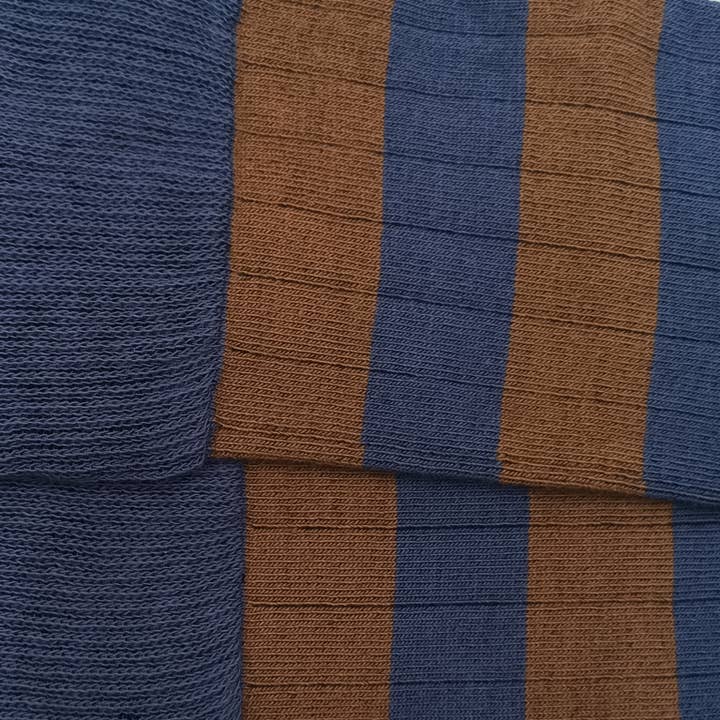 Brown Stone MissBrown-Stone Striped High Top Socks for wholesale on Faire3