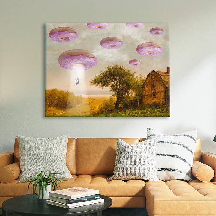 Dikhotomy - Wholesale Art Print - Lienzo impreso de invasión de donuts2