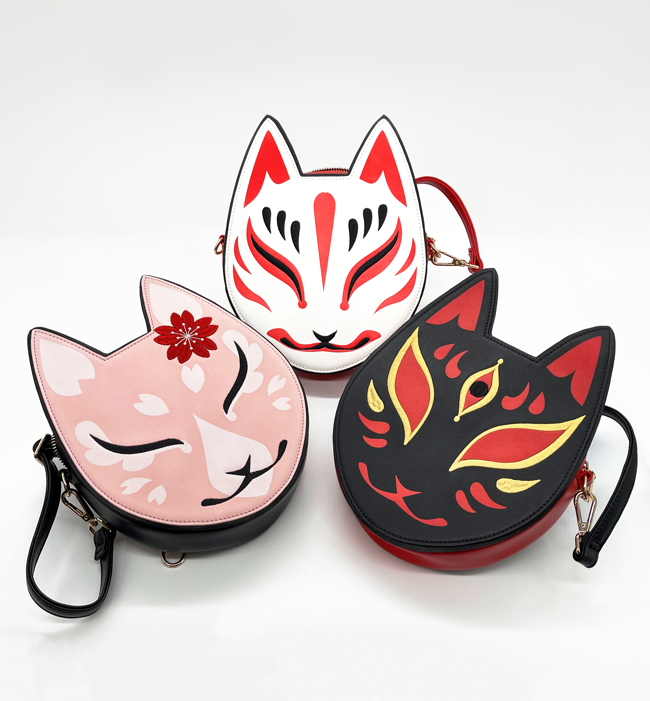 Yoshi Yoshitani LLC - Wholesale Crossbody Bag - Women's - Kitsune Convertible Bag : Pink17