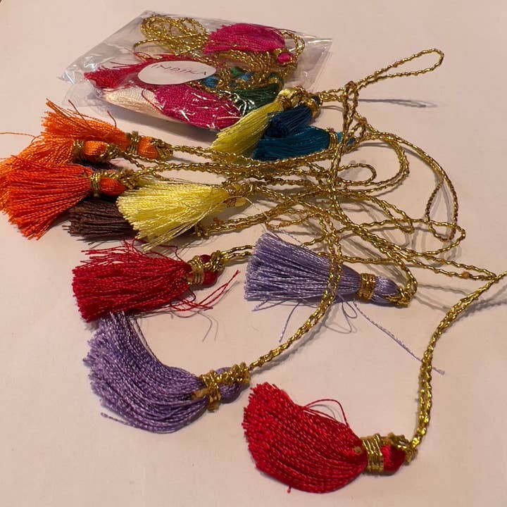 Indika - Wholesale Decorative Tassel/Wall Drop - Brightly Colored Tassels, Pack of 10, for Scrapbook, Gifting1