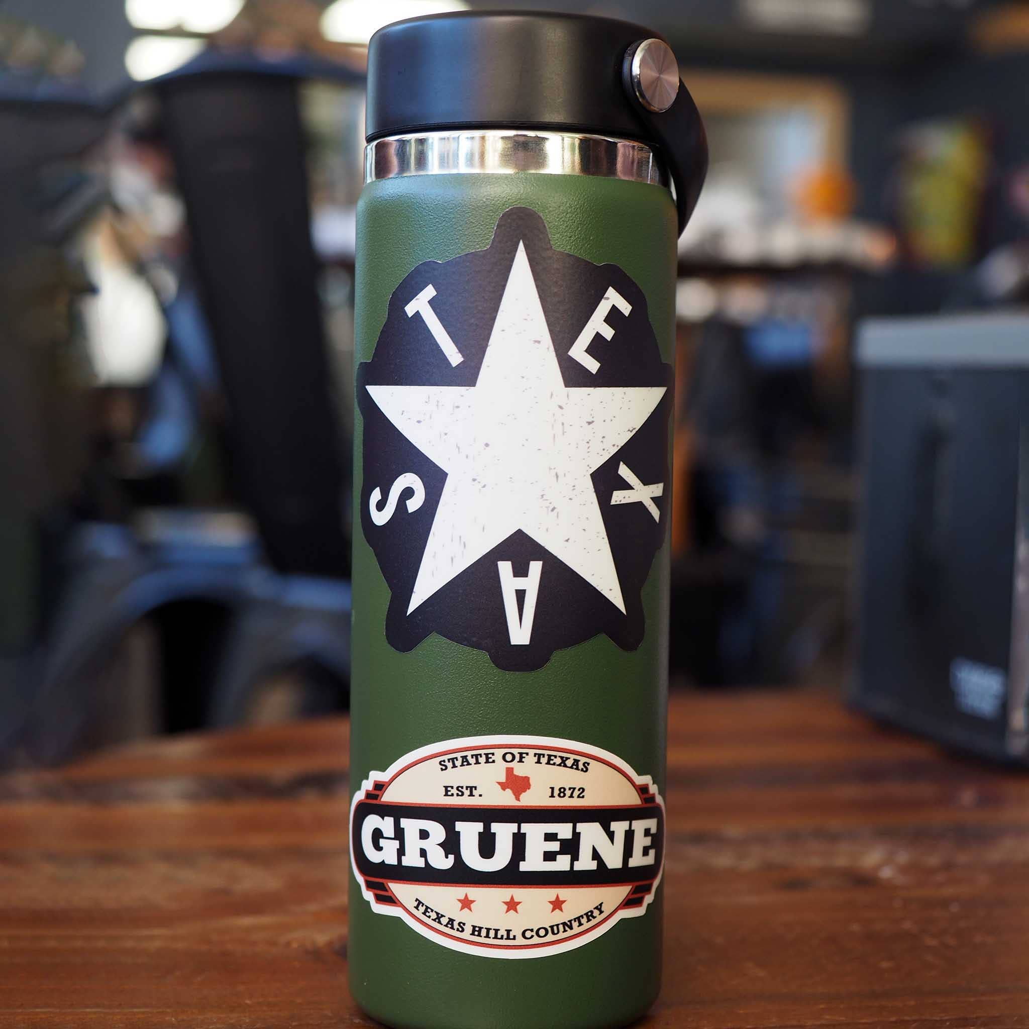 Sentinel Supply - Wholesale Sticker - Texas Lone Star Bumper Sticker in Black1