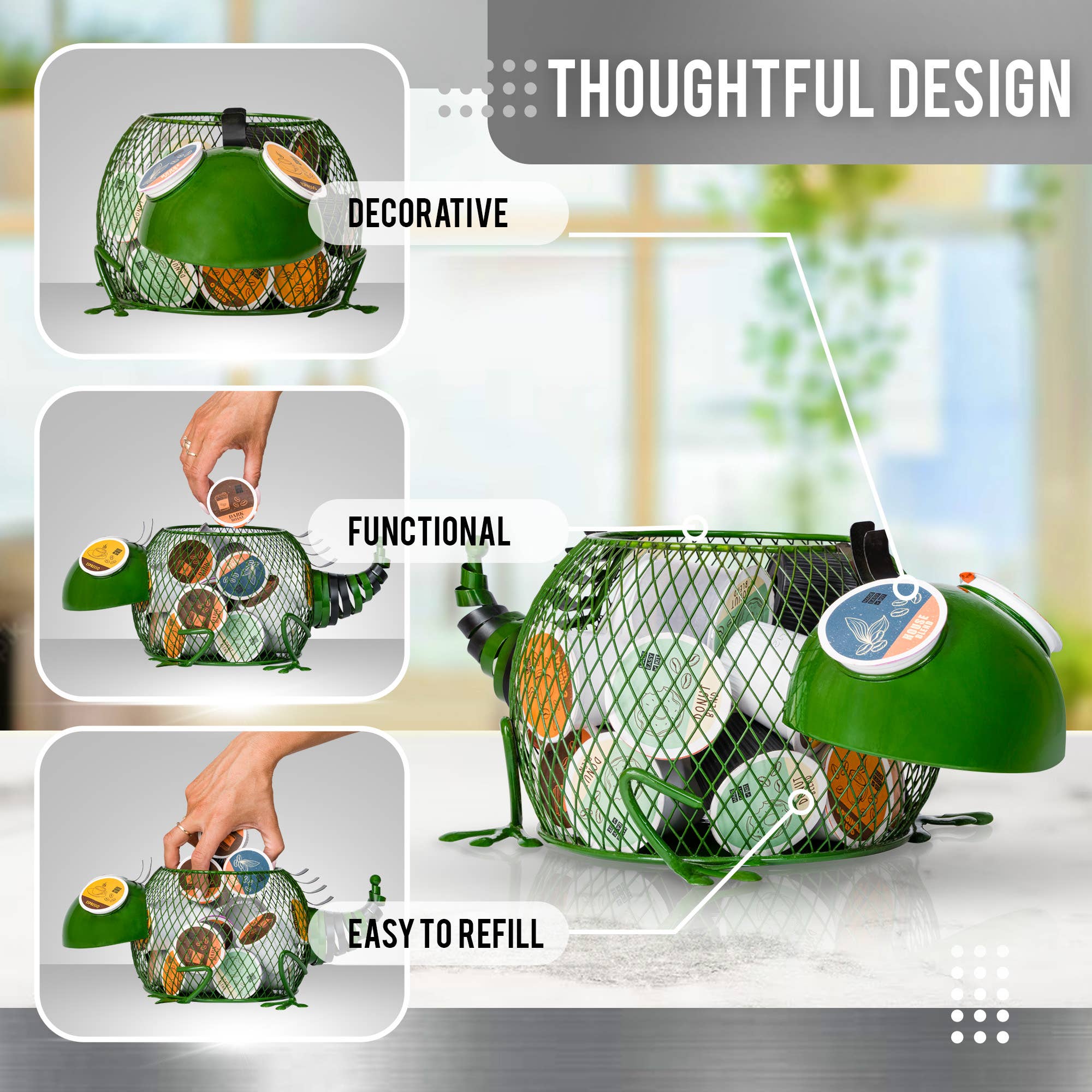 MADE EASY KIT - Wholesale Kitchen Storage/Organizer - Made Easy Kit Coffee Pod Organizer - Home Functional Décor42