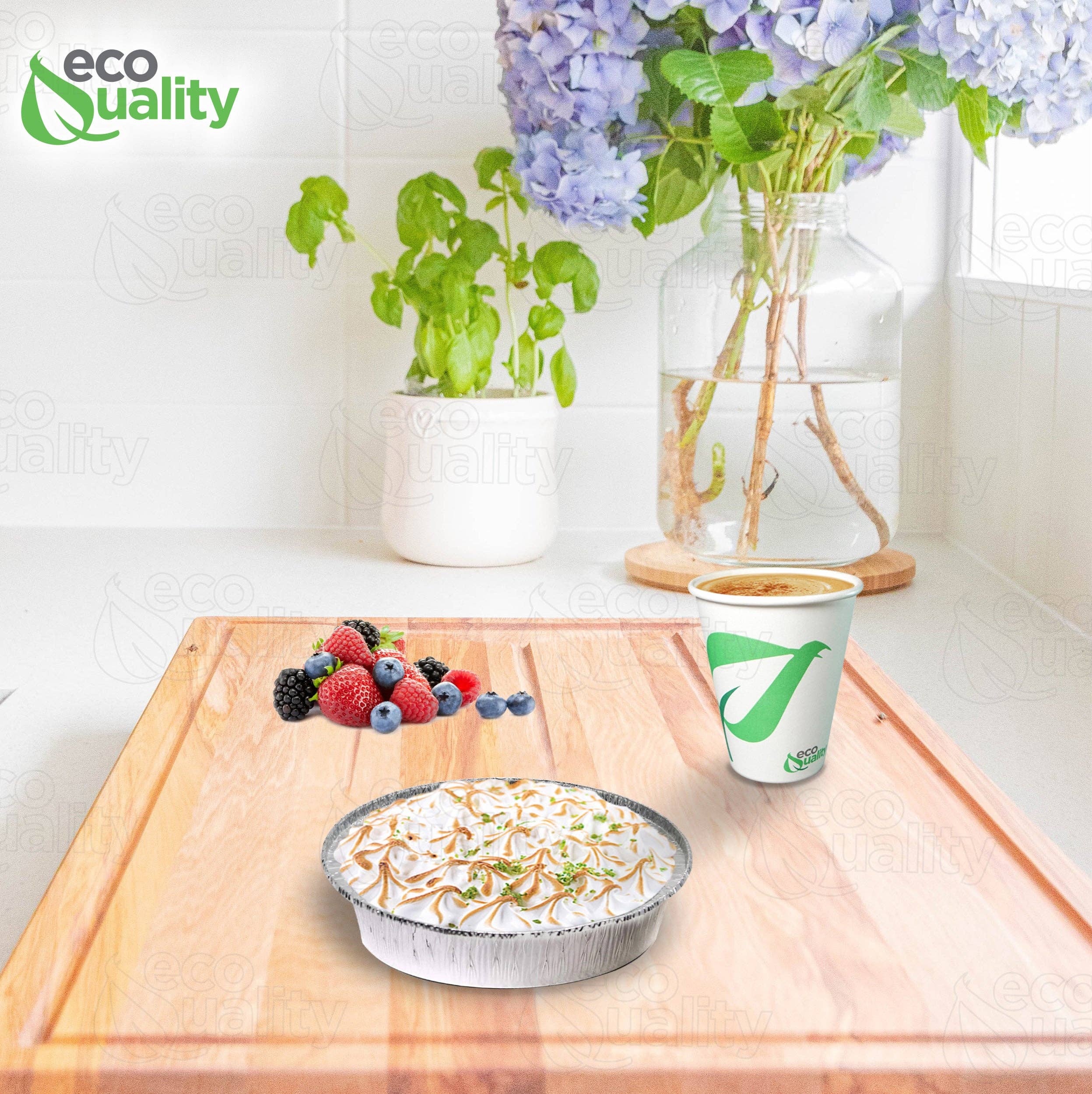 EcoQuality - Wholesale Baking Dish - 6" Disposable Round Aluminum Foil Take-Out Pans8