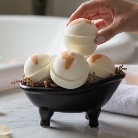 Bombe de Bain Ronde à la Vanille Bliss 2 Pouces (70 g) pour la vente par Bath Bums