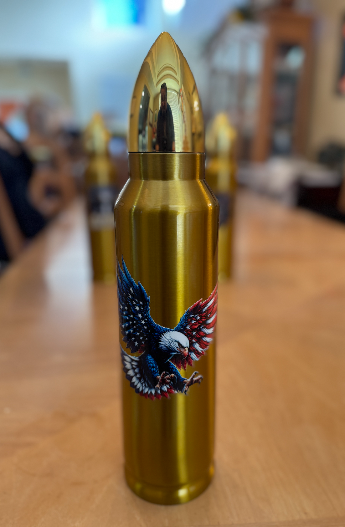 SquatchSwag - Wholesale Insulated Mug/Tumbler - BULLET-Bigfoot Dont Tread on Me-32oz Stainless Steel Tumbler9