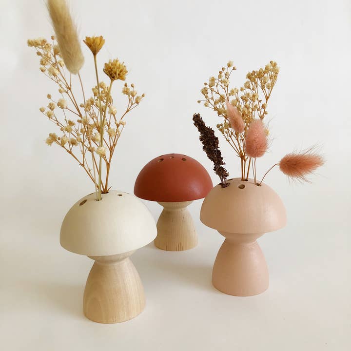 Stacy Wong - Wholesale Vase - Small Mushroom Vase - Mid Modern Base3