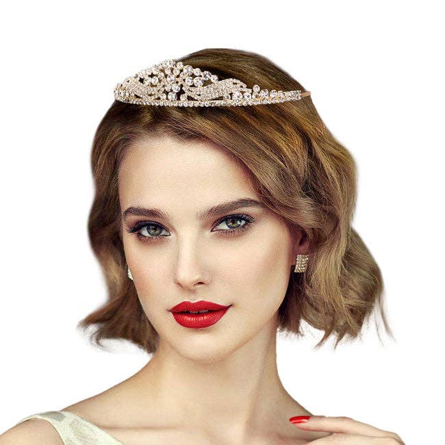 Madeline Love – Großhandel Tiara – Damen – Glaskristall Pageant Königin Tiara0