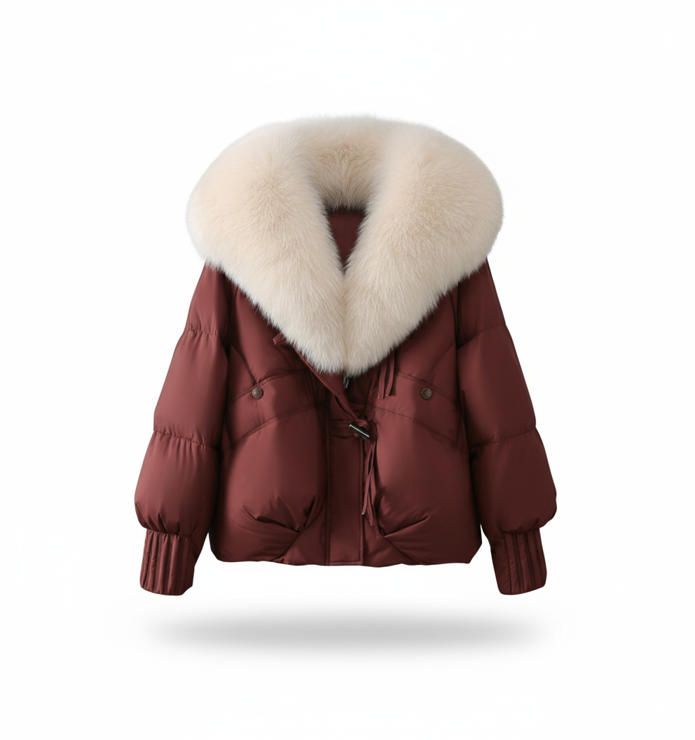 CCIC New York – wholesale Jacket – Women's – Faux Fur Puffer Coat Down-Proof Technology Cropped9