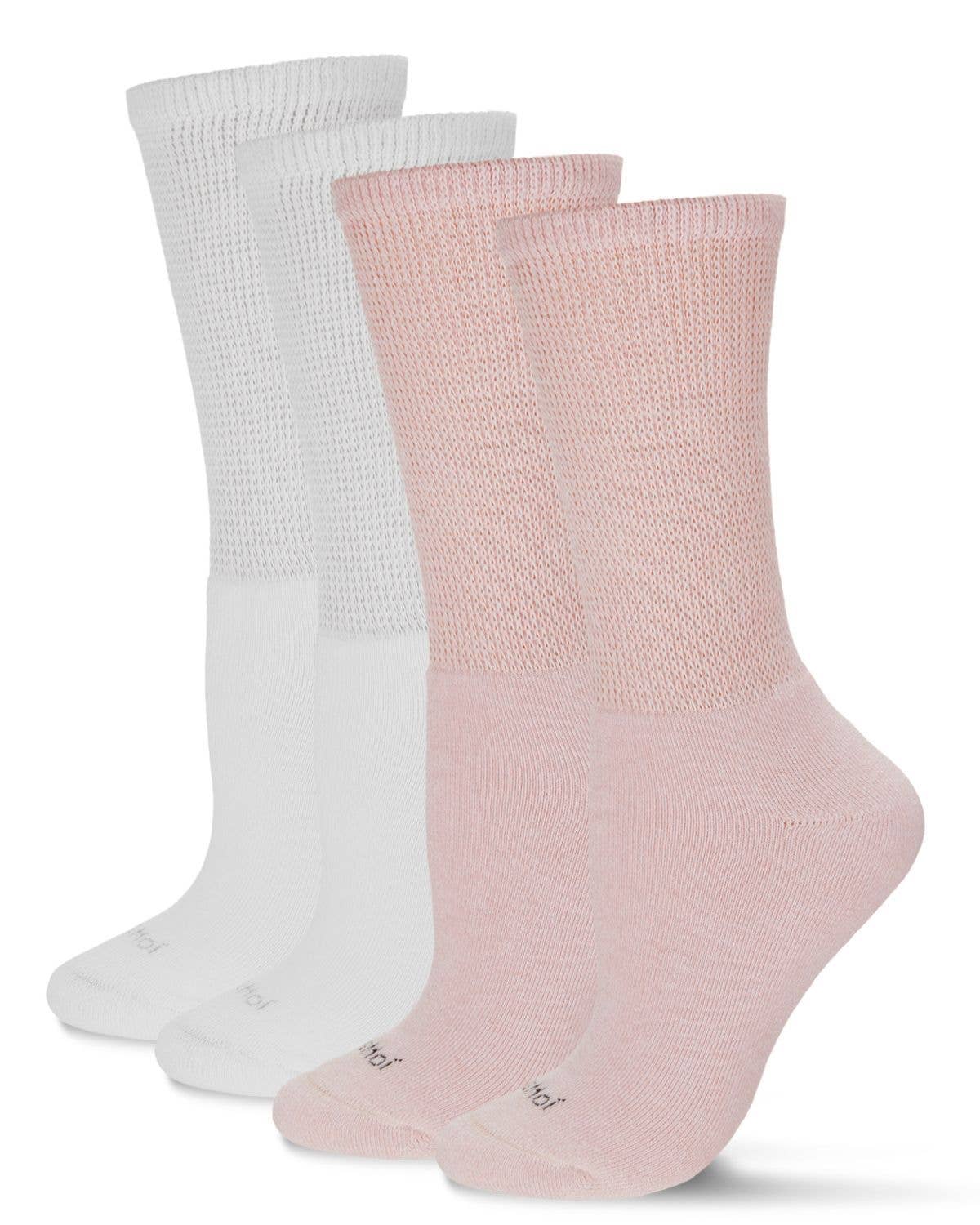 Infinity Classics International Inc. - Wholesale Socks - Unisex - 2 Pair Diabetic Full Cushion Crew Sock3