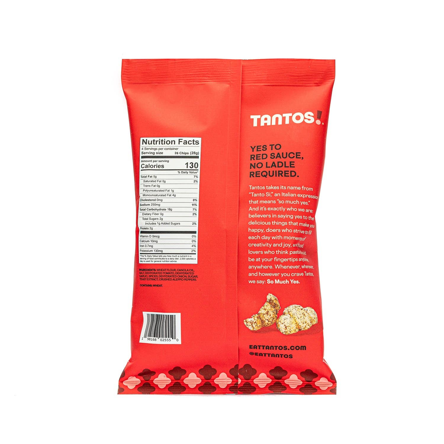 Tantos - Wholesale Puffed Snack - Marinara - 1oz (case of 30)1