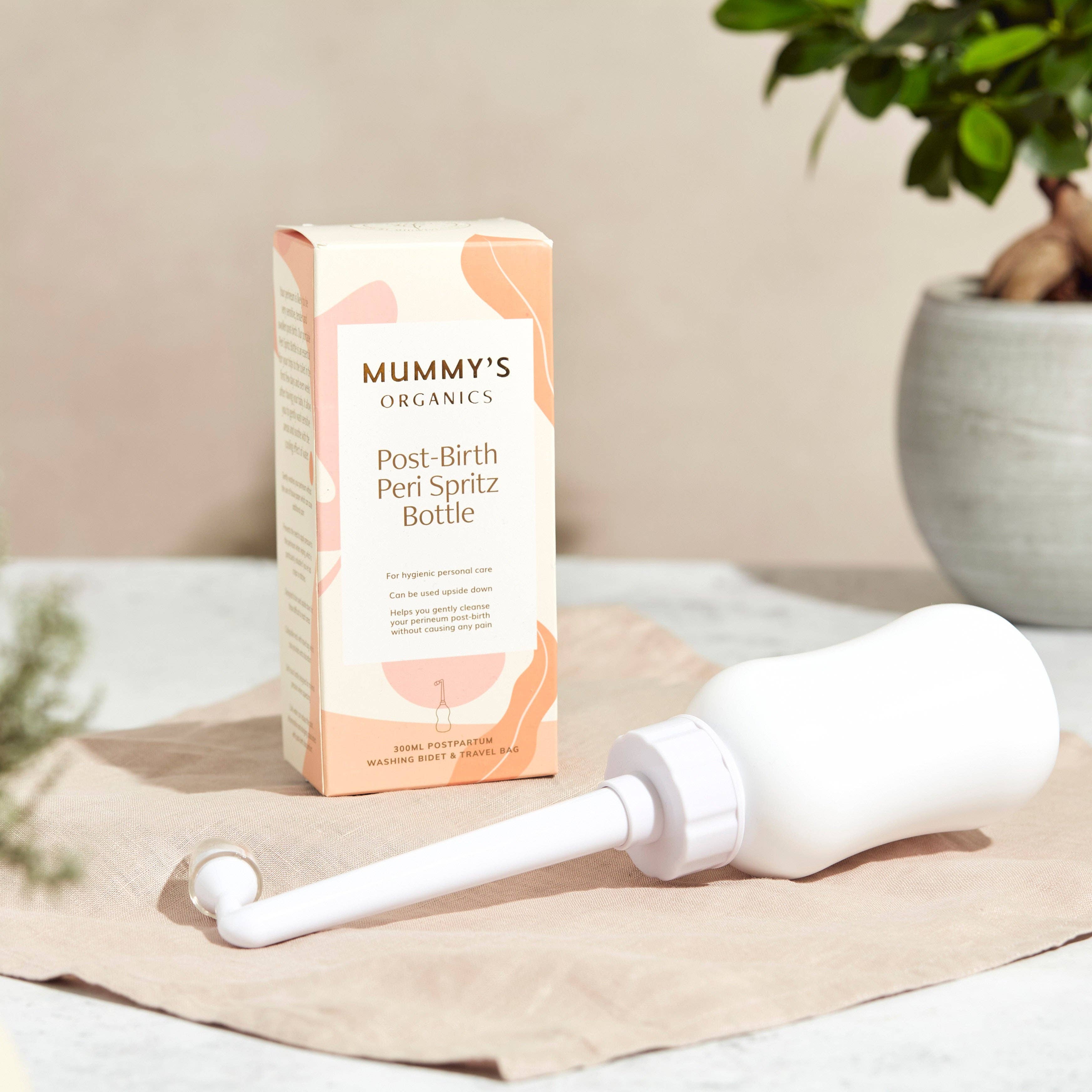 Mummy's Organics - Vente Coffret cadeau/set pour jeune maman - Bouteille péri après la naissance1
