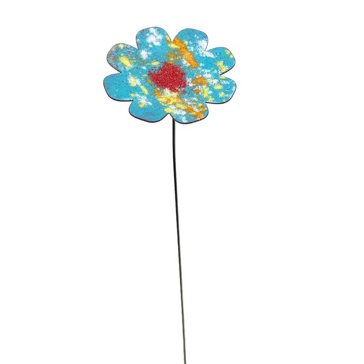 Clever Goods by Annabelle Noel Designs - Wholesale Garden/Lawn Stake - Large Copper Enamel Flowers4