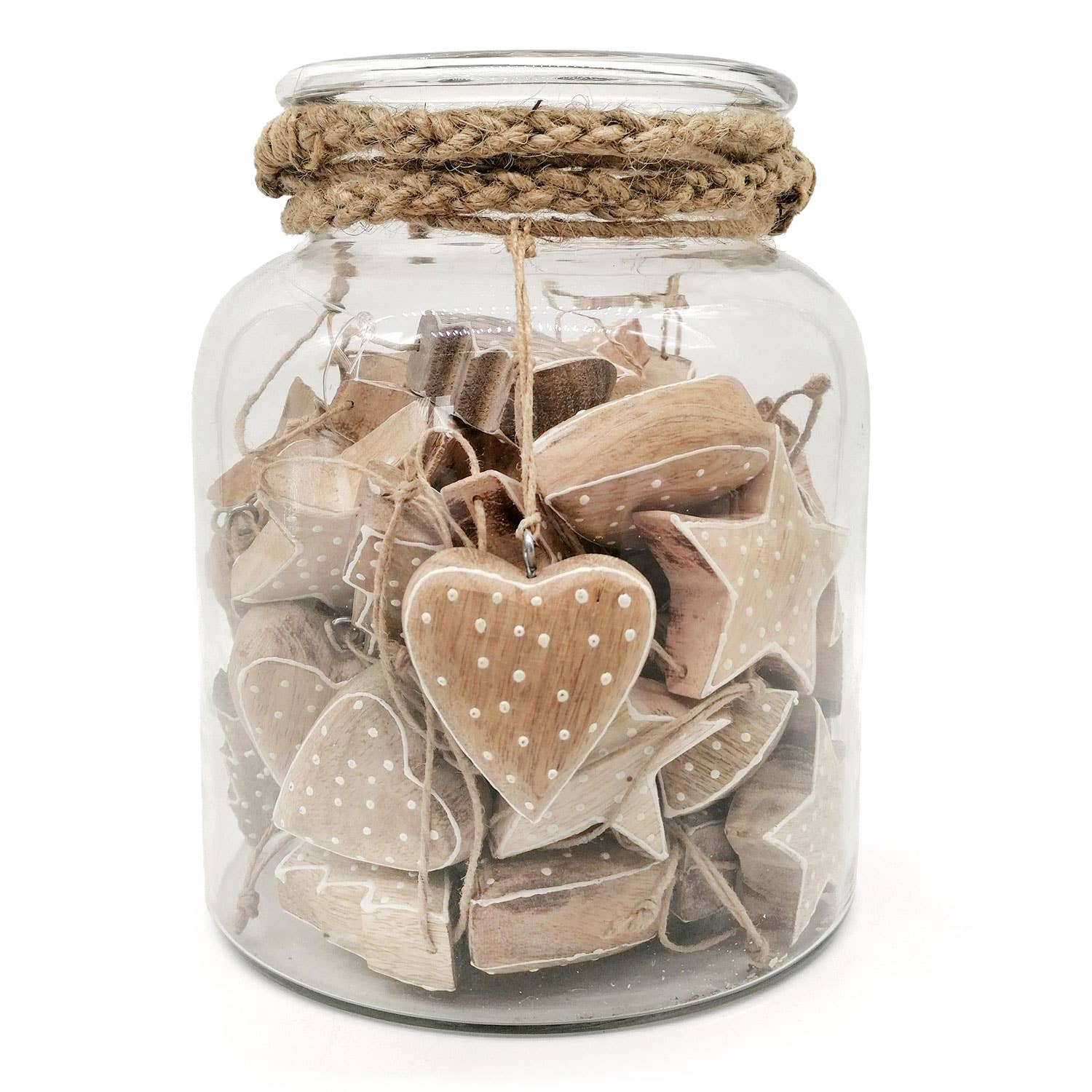 Mea-Living - Wholesale Holiday Nutcracker - Glass with small wooden pendants2