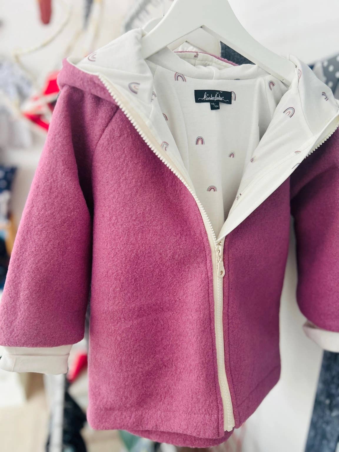 pink Rainbow Dream Walking Jacket – Pink, for Babies and Children for wholesale on Faire7