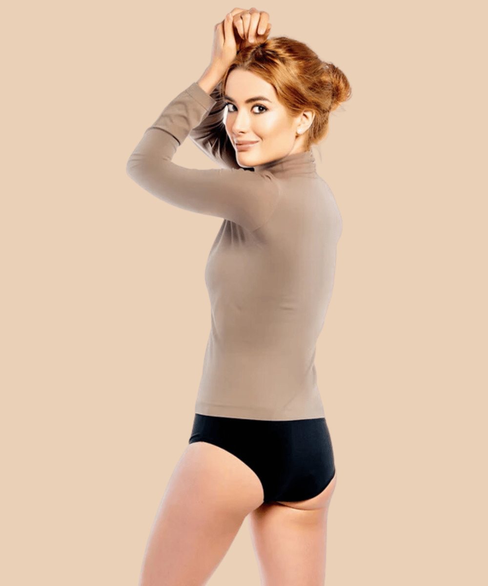 Anaissa – wholesale T-shirt (utan tryck) – Dam – Sömlös 3D-polo Vera4