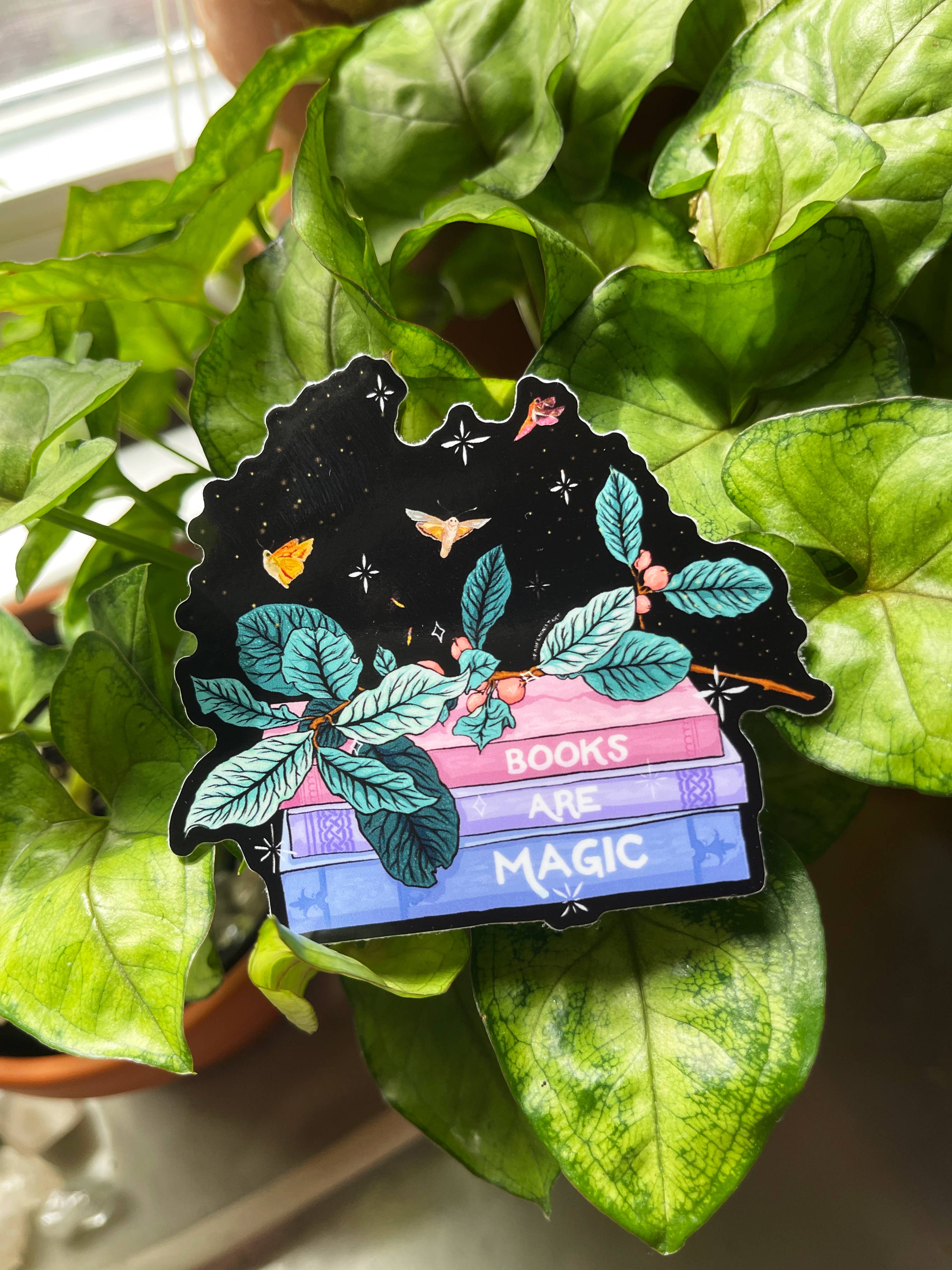 Fabulously Feminist – wholesale Sticker – Books Are Magic: Bibliophile Sticker5