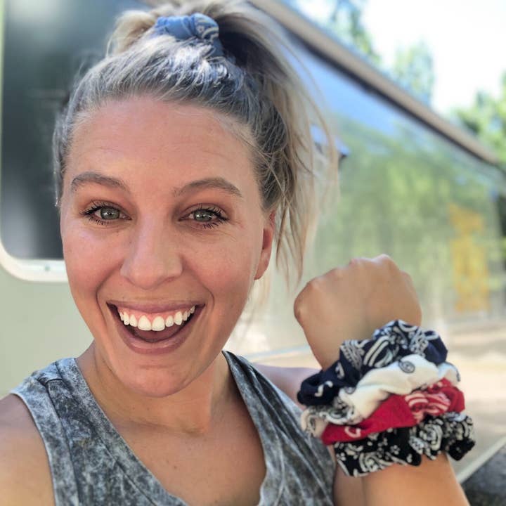 Scrunchie Set - Bandana for wholesale by Headbands of Hope | One Purchased One Donated