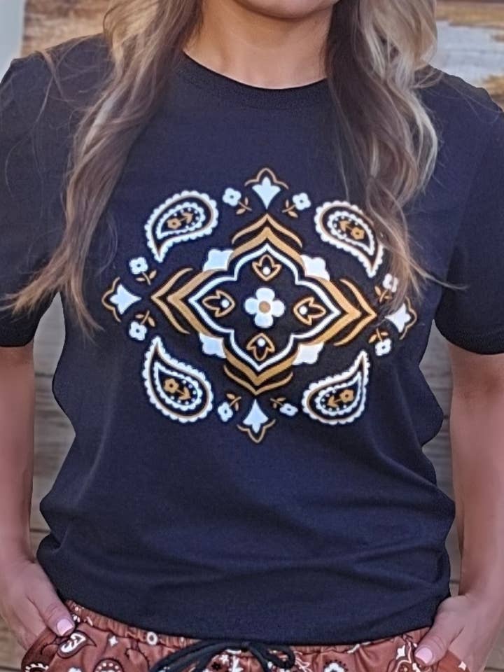 Better In Paisley Tee for wholesale by Sterling Kreek