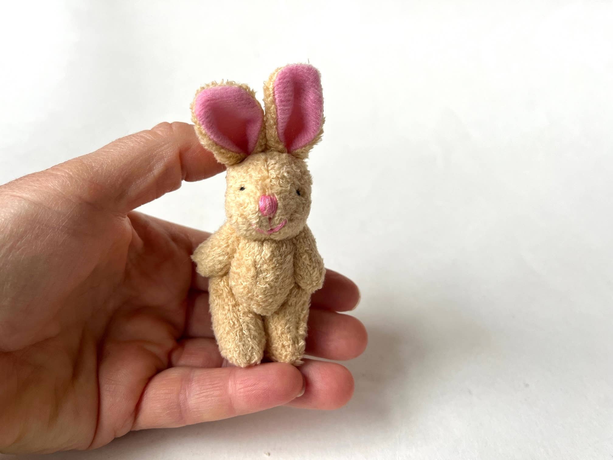 The Gifted Rat - Wholesale Stuffed/Plush Toy - Kids & Baby - Mini Beige Soft Plush Bunny 3