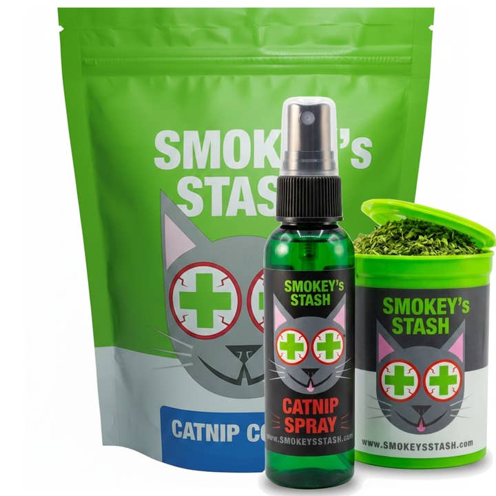 Pack combiné herbe à chat Smokey's Stash pour la vente par Smokey's Stash
