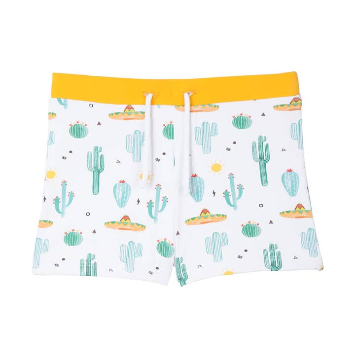 UV-beständige Badeboxer mit Kakteen-Motiv von Nico für den Großhandel von Chipote Pas