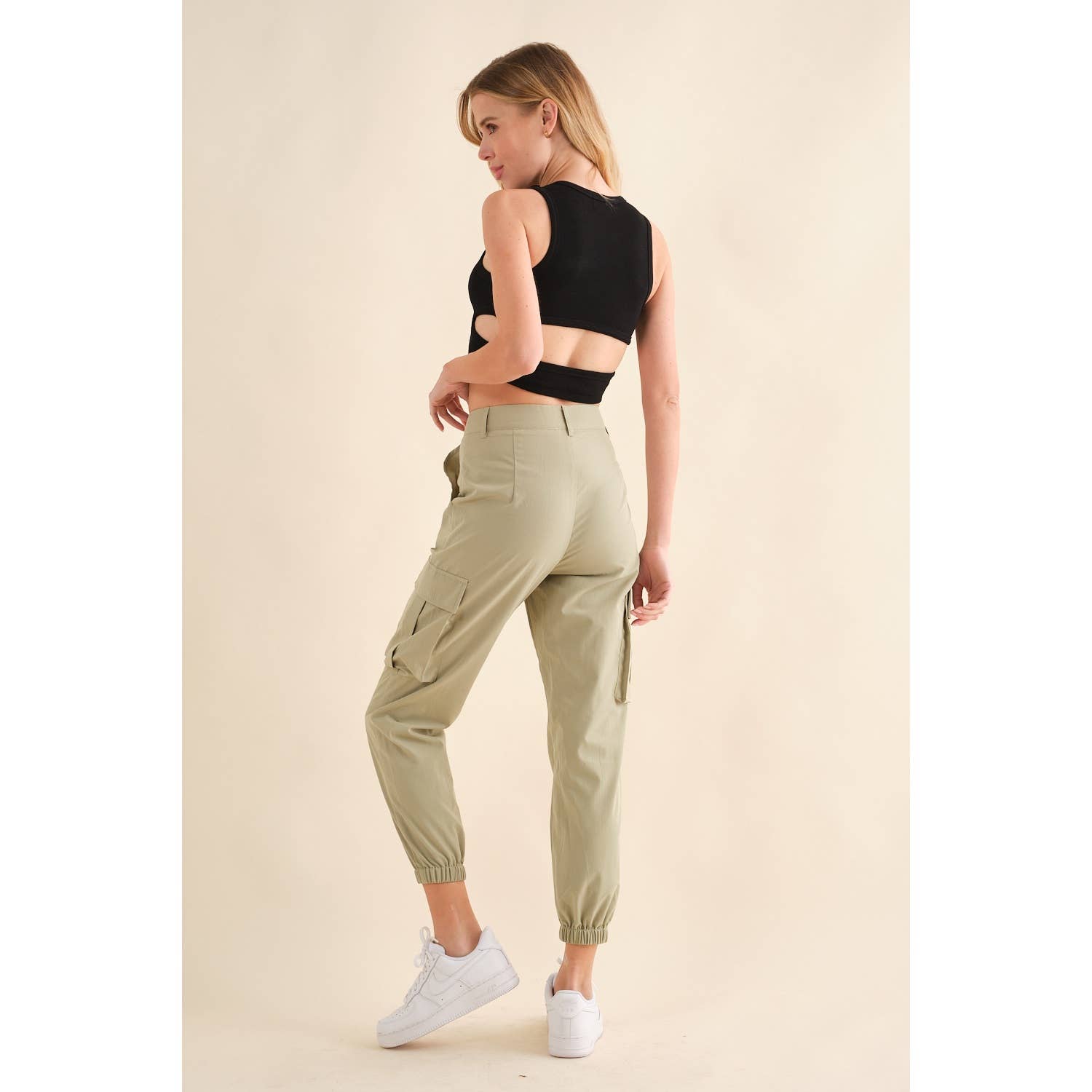 Hersy - Wholesale Athletic Sweatpants/Joggers - Women's - Cargo Jogger Pants-HP00299