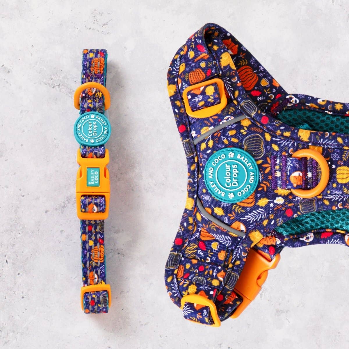 Bailey and Coco – wholesale Pet collar – Dog – Trail & Glow® Adjustable Collar - COLOUR DROPS® - Bewitched0