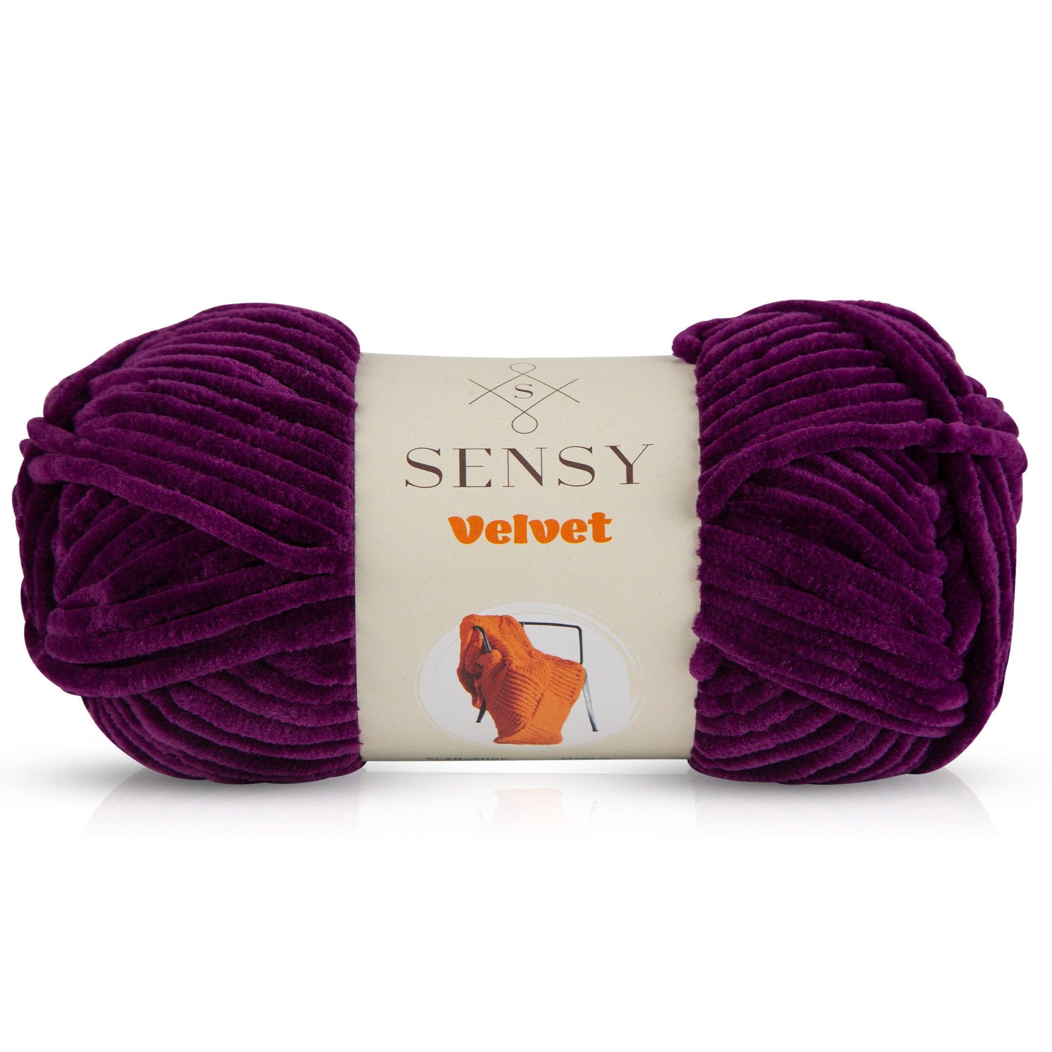Sensy - Wholesale Yarn - Sensy Velvet Yarn, Blanket Yarn, 3.5 oz, 132 Yards, Gauge 5 Bulky14