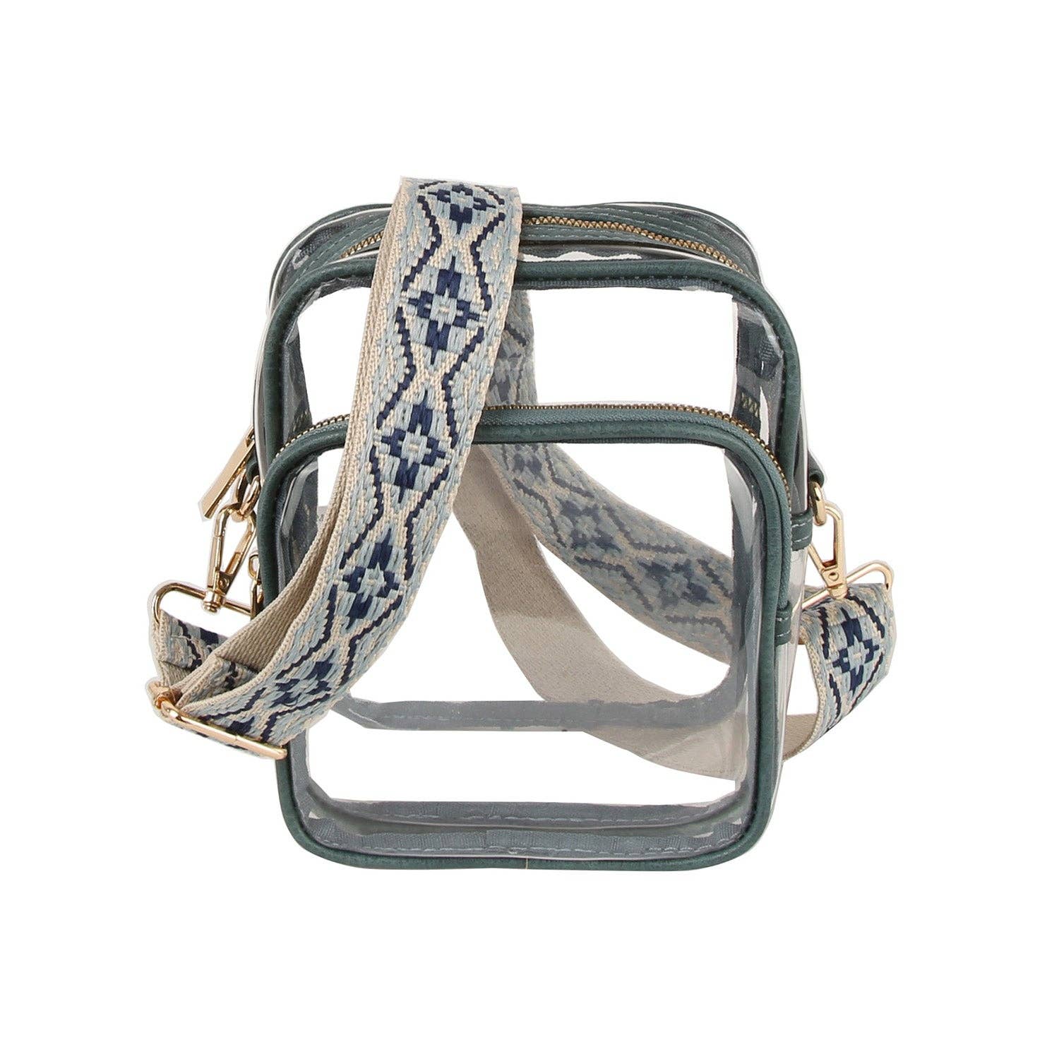 Handbag Express - Wholesale Crossbody Bag - Women's - Guitar Strap Clear Crossbody Bag7