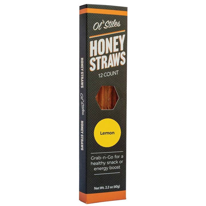 Stiles Honey - Wholesale Honey - Ol' Stiles Honey Straws Lemon