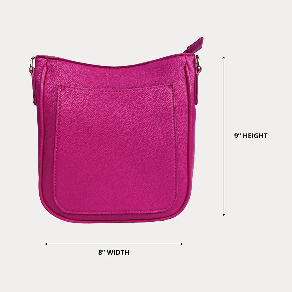 AHDORNED - Wholesale Messenger Bag - Women's - Madelyn Vegan Pebble Mini Messenger1