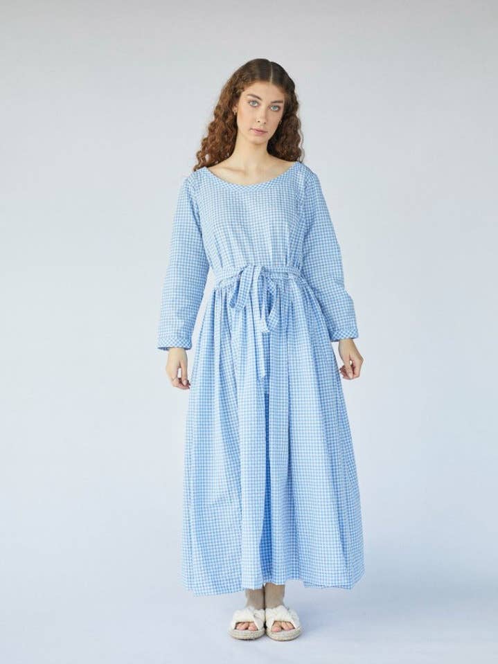 Vestido azul aquariano por atacado de White Canvas