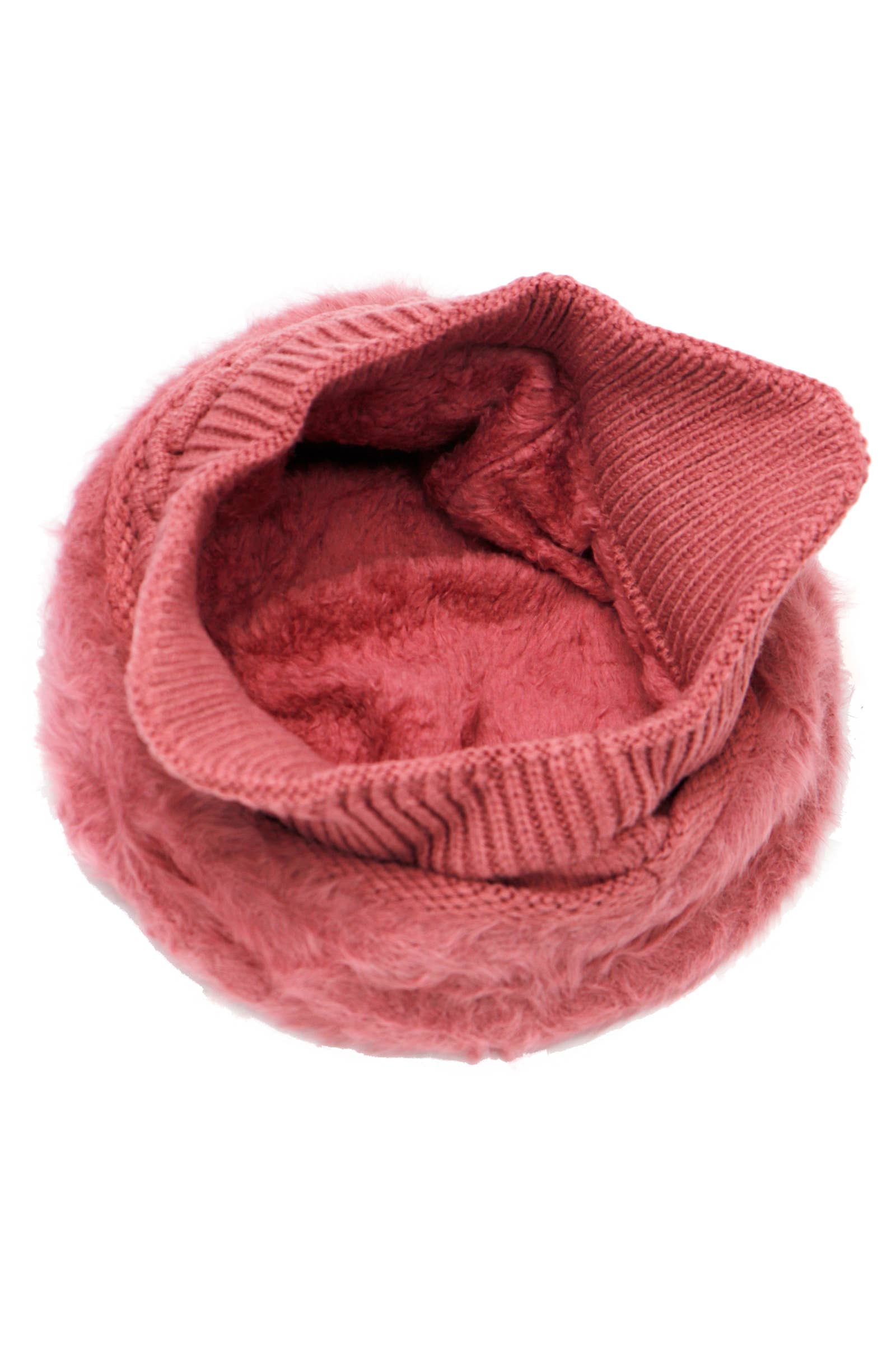 Cap Zone – wholesale Newsboy/Schoolboy Hat - Dam – Vegan Angora pälskabel stickad öronklaffmössa4
