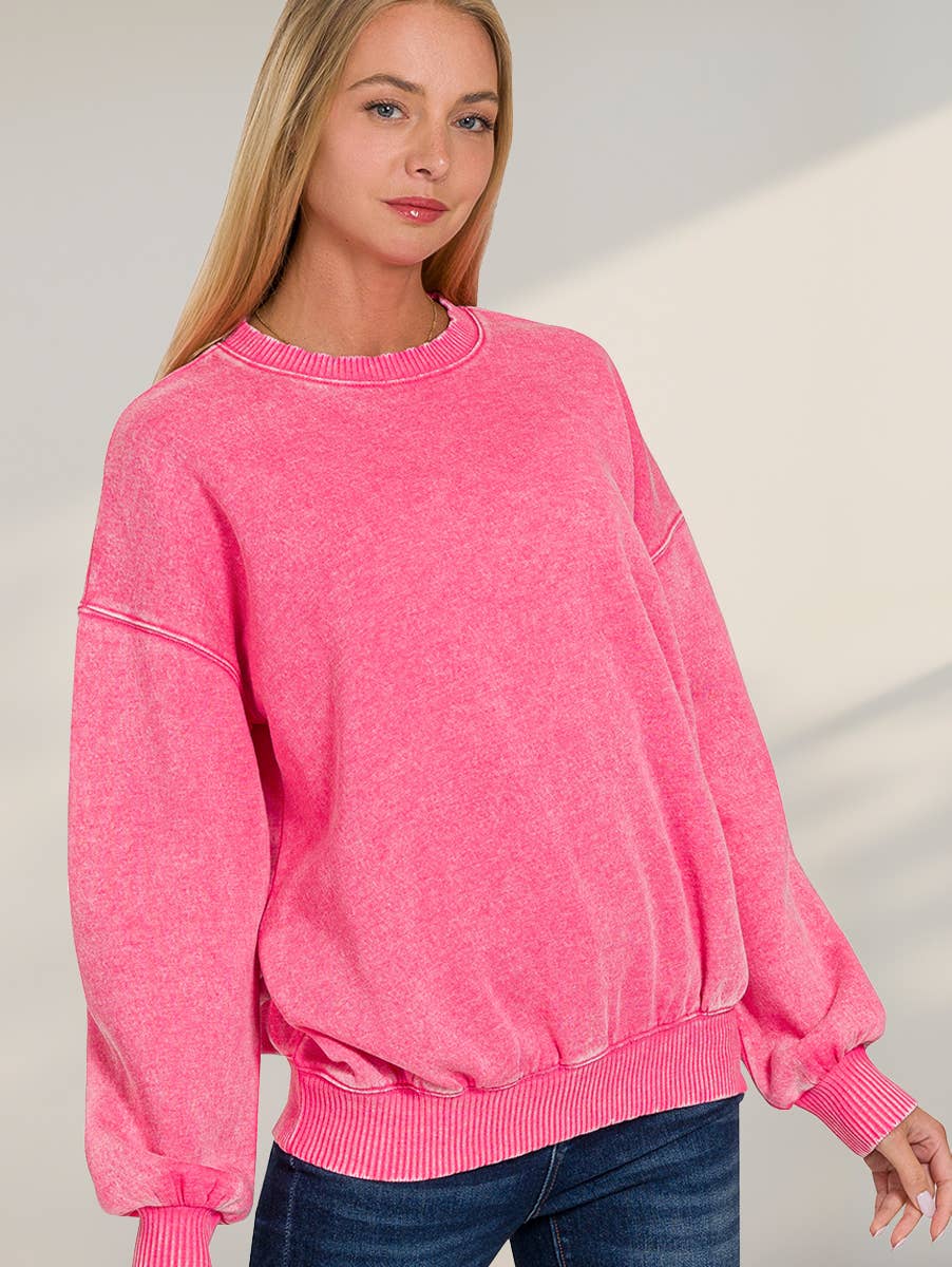 42POPS – Sweatshirt - Mulher por atacado – ',.._ Sweatshirt de Lã Polar Snow Wash99