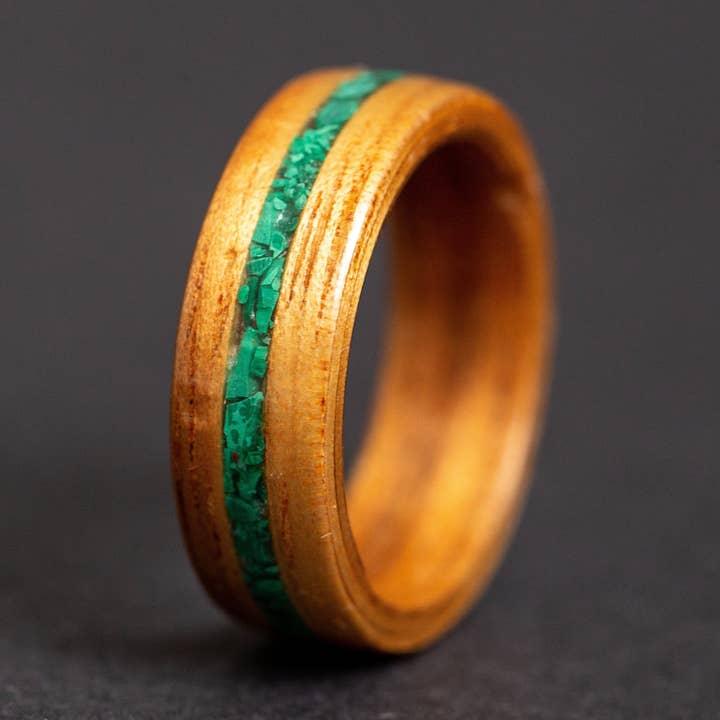 Malachit und leichter Koa für den Großhandel von My Roots Jewelry