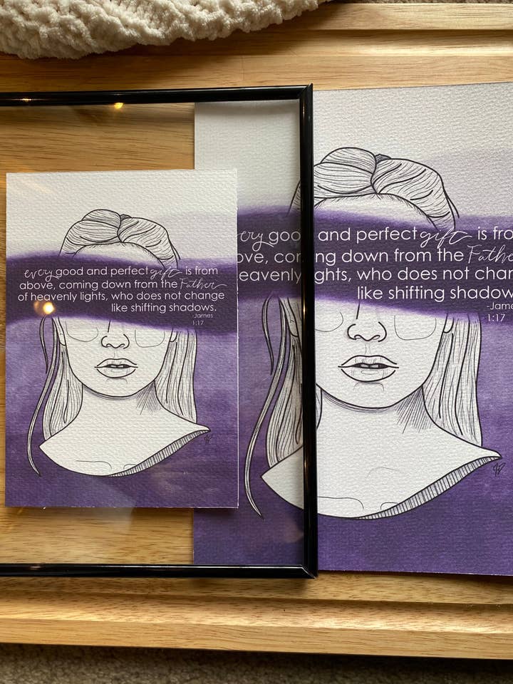 James 1:17 Art Print for wholesale by Jessi's Messes