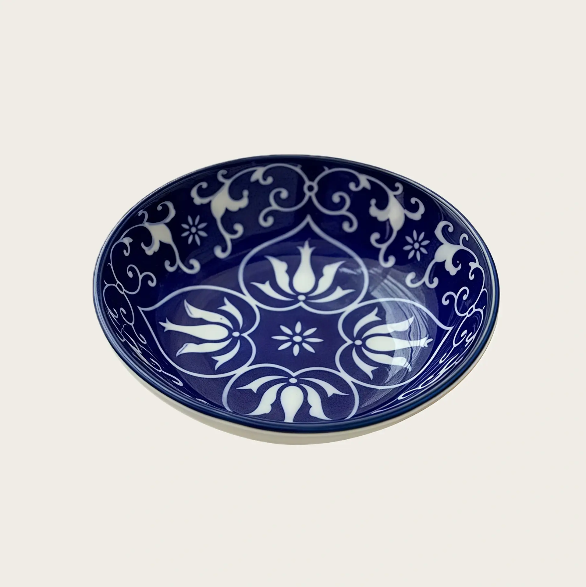 Otterware - Vente Bols à condiments/sauces - Plat à sauce en céramique peint à la main bohème1