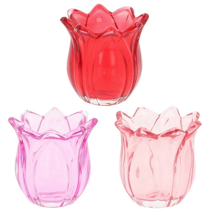 Crystal Bloom Tulip Tealight for wholesale by Joe Davies