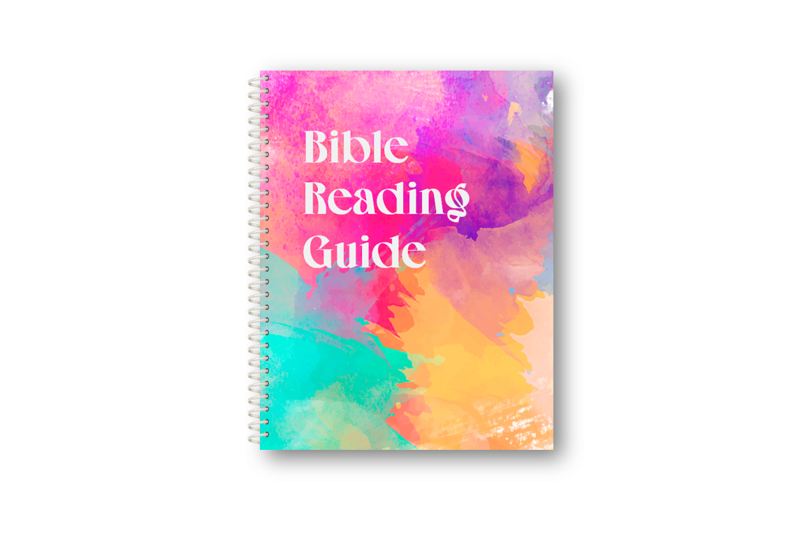 Lamp Light Journals – wholesale Journal och dagbok – Bibelns läsguide, Spiralbunden tidskrift- Akvarellomslag1