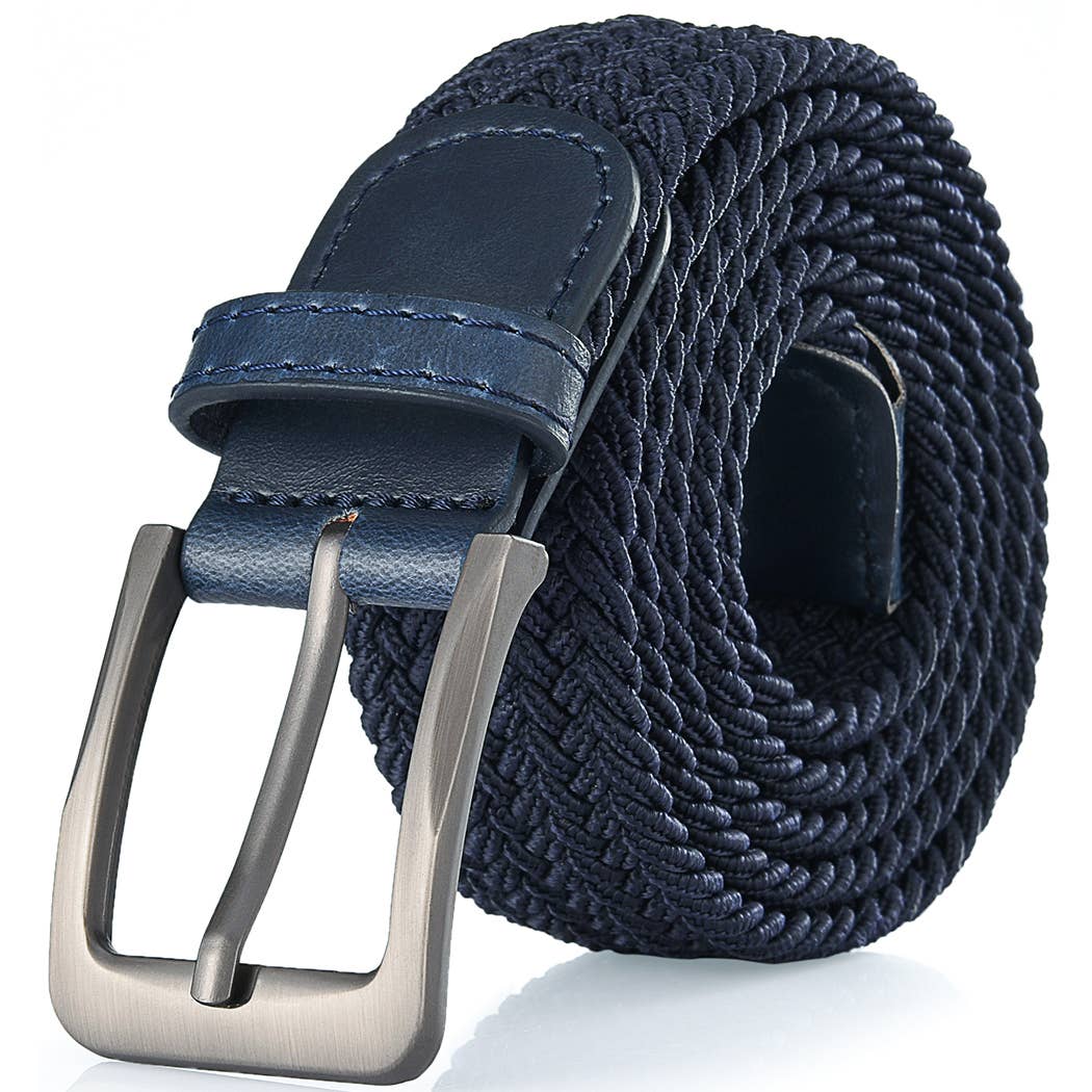 Mio Marino – wholesale Belt – Men's – Elastic Braided Stretch Belt5