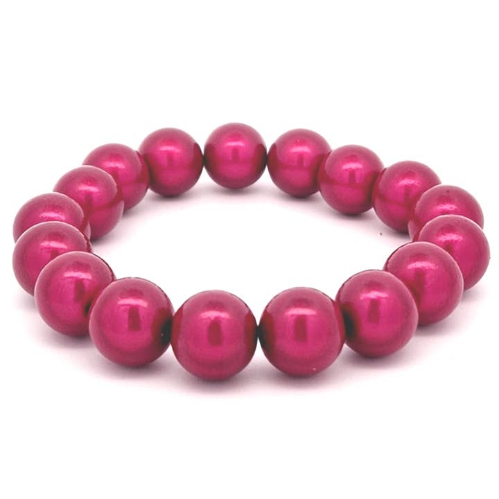 Bracelet Wonder magenta 12mm for wholesale by Impala