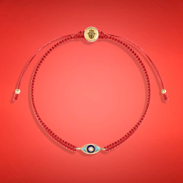 Spiritual Essence - Röd sträng Evil Eye Charm armband för wholesale av Karma And Luck