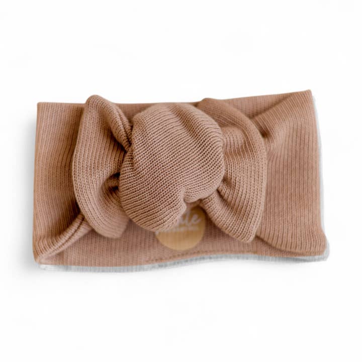 PETITE EvelinaApparel - Wholesale Fashion Headband - Baby - Headband / Cotton Knit - Creamy Beige0